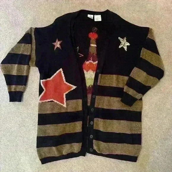 Vintage Fall Oversized Sweater - Picture 1 of 7